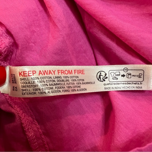 Free-est Chic Bright Beautiful Pink Darcy Ruffle Tiered Mini Dress. Size XS. - Picture 13 of 13